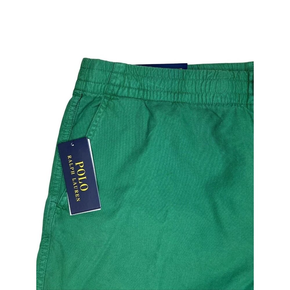 Polo Ralph Lauren XXL Classic Fit 5" Prepster Elastic Waist Chino Shorts Green - Picture 3 of 9